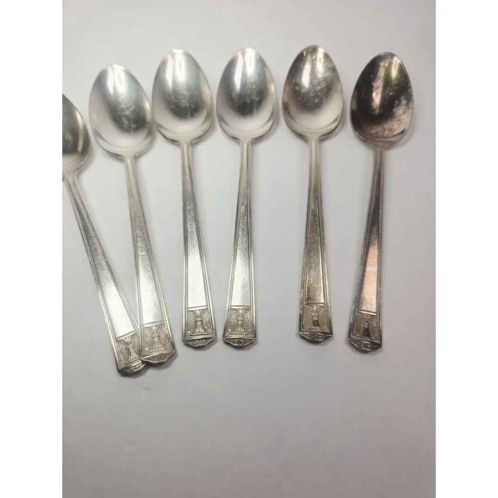 1923‎ Century Silver plate International Silver Holmes & Edwards 6 Spoons
